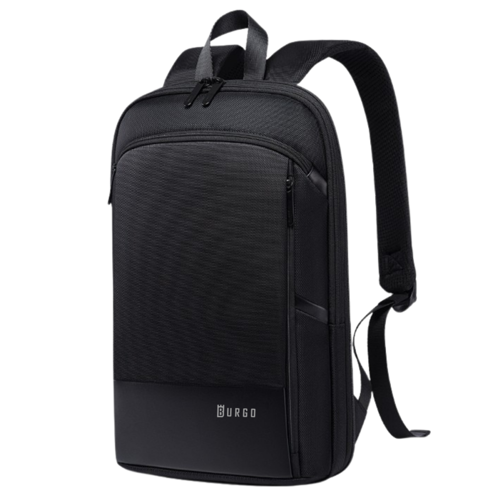 Mochila Génova Burgo slim expandible color negro