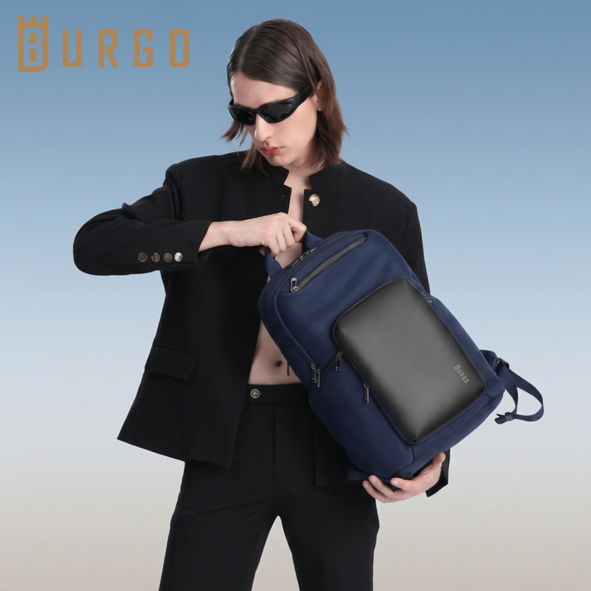 Montevideo Burgo urbano azul notebook