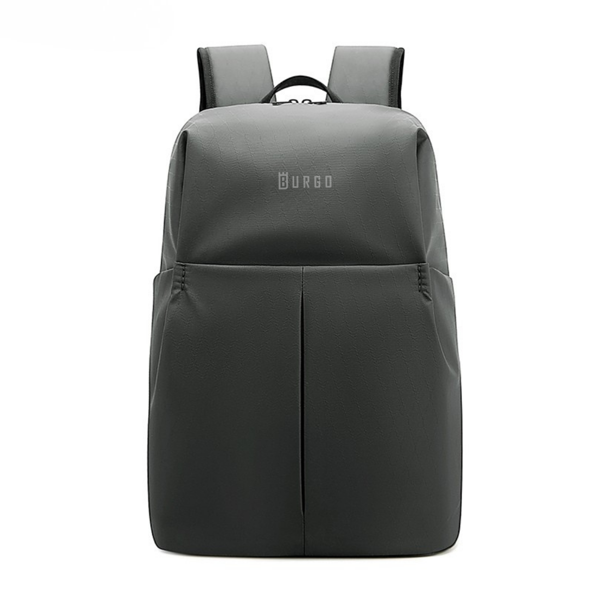 Mochila Amberes Burgo negra vista frontal
