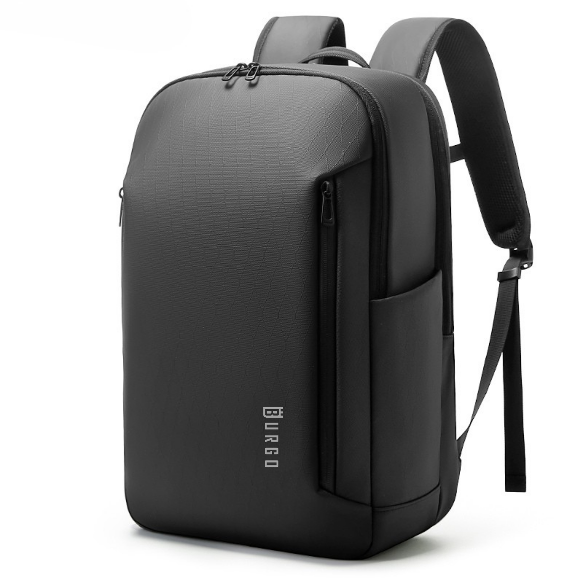 Mochila Verona Burgo negra vista frontal